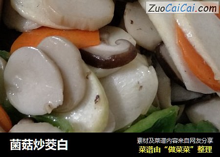 菌菇炒茭白