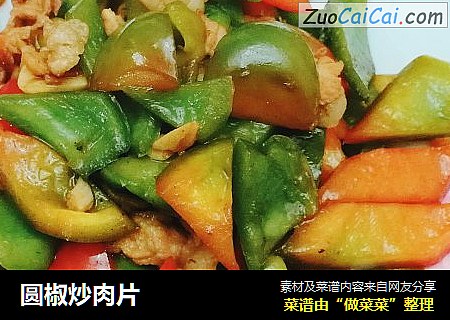 圆椒炒肉片