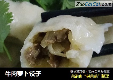 牛肉萝卜饺子