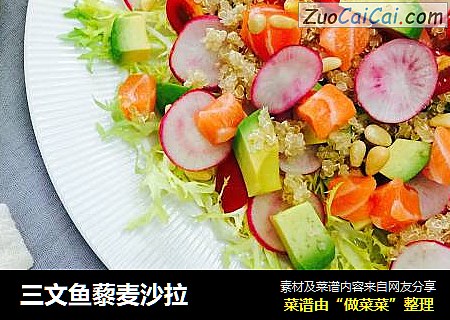 三文鱼藜麦沙拉