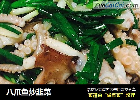 八爪鱼炒韭菜