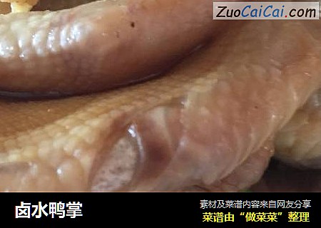 卤水鸭掌