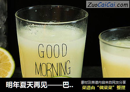明年夏天再见——巴西柠檬水