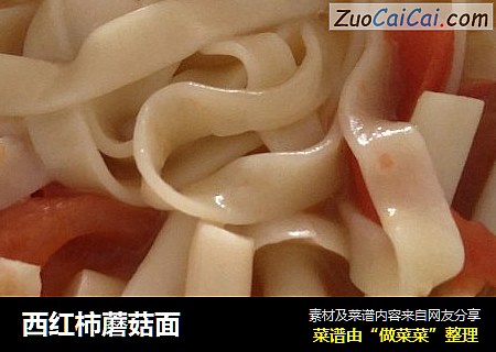 西红柿蘑菇面