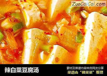 辣白菜豆腐汤