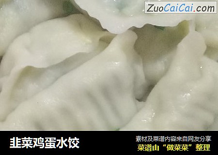 韭菜鸡蛋水饺