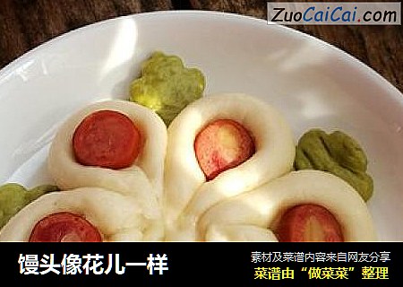 馒头像花儿一样