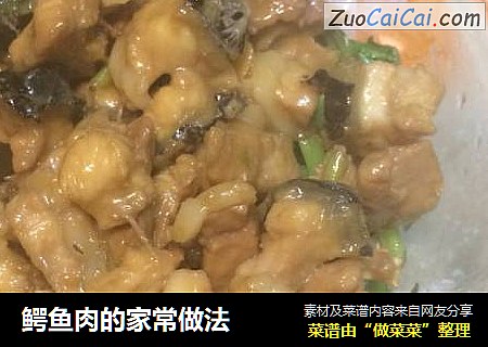 鳄鱼肉的家常做法