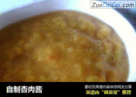 自制杏肉酱