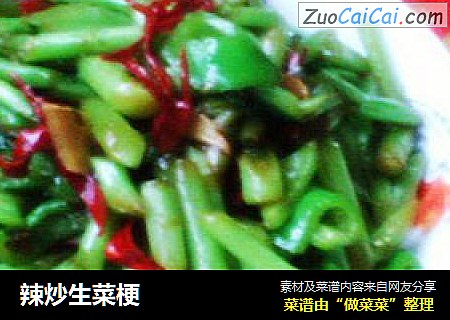 辣炒生菜梗