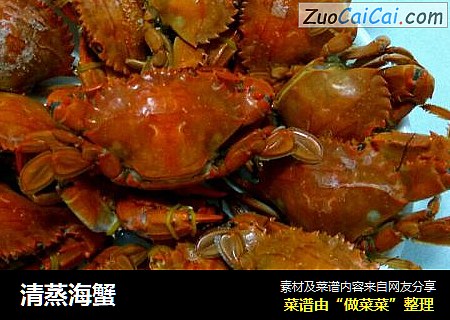 清蒸海蟹