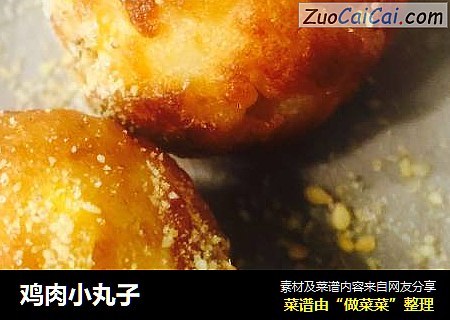 鸡肉小丸子
