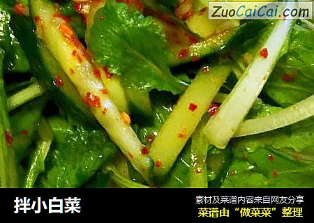 拌小白菜