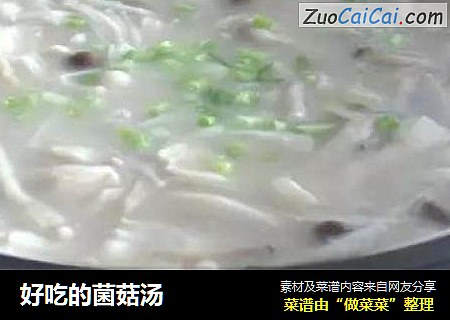 好吃的菌菇汤