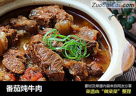 番茄炖牛肉