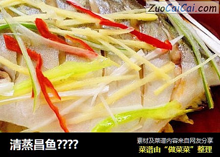 清蒸昌鱼？
