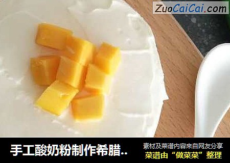 手工酸奶粉制作希腊酸奶（自制酸奶酪）