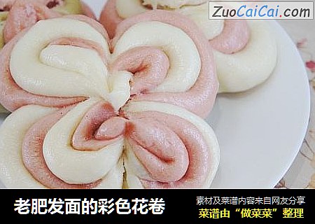 老肥发面的彩色花卷