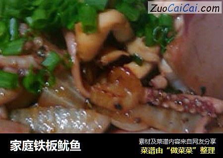 家庭铁板鱿鱼