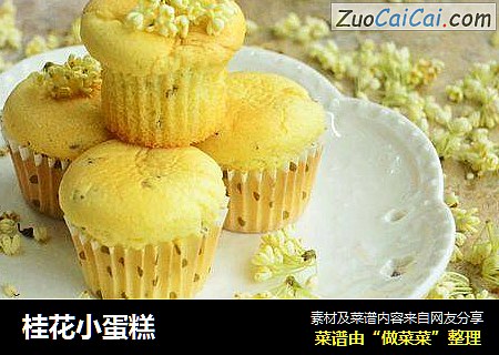 桂花小蛋糕