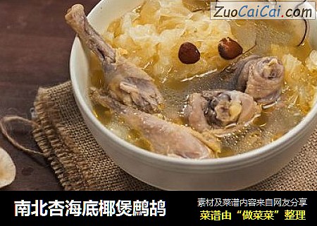 南北杏海底椰煲鹧鸪 