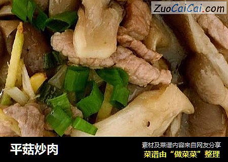 平菇炒肉