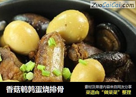 香菇鹌鹑蛋烧排骨
