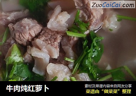 牛肉炖红萝卜