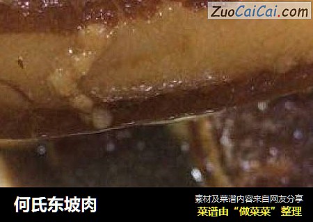 何氏东坡肉