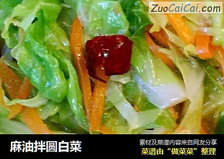 麻油拌圆白菜