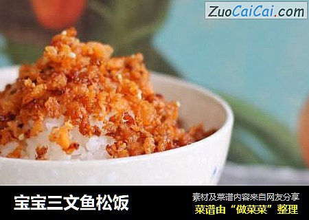 宝宝三文鱼松饭