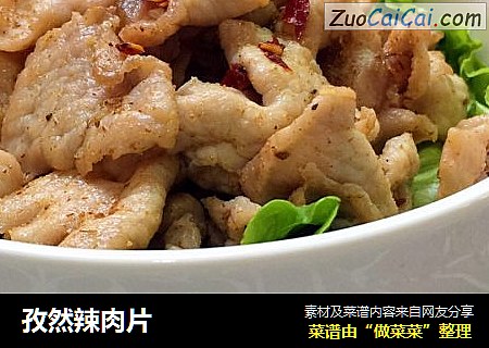 孜然辣肉片