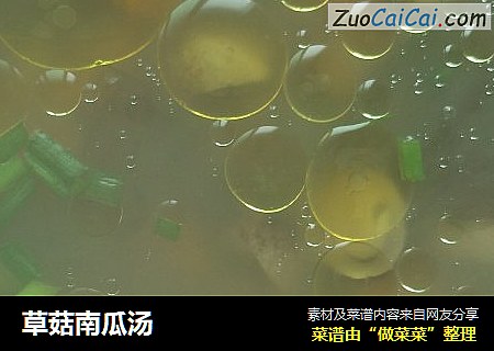 草菇南瓜汤