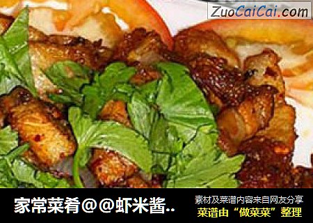 家常菜肴@@虾米酱炒烧肉