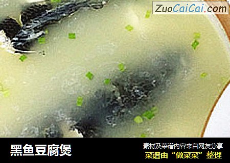 黑鱼豆腐煲
