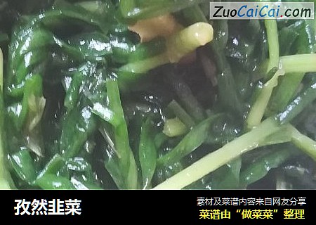 孜然韭菜