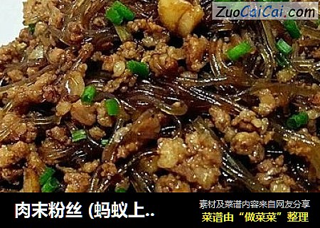 肉末粉丝 (蚂蚁上树) 饭桌上的抢手菜