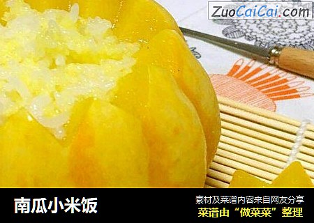 南瓜小米饭