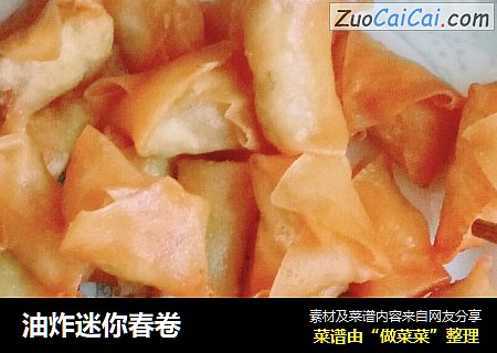 油炸迷你春卷