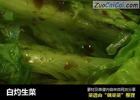 白灼生菜