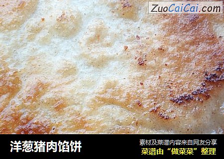 洋葱猪肉馅饼