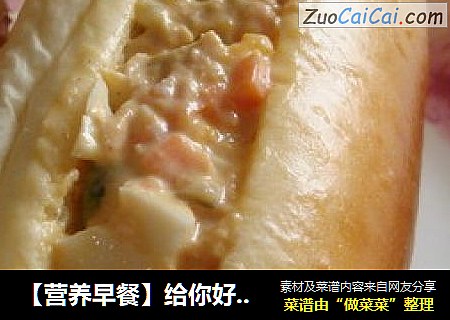 【营养早餐】给你好滋味——金枪鱼沙拉面包