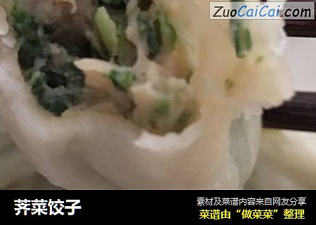荠菜饺子