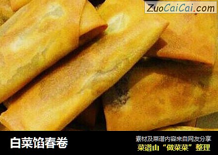 白菜馅春卷