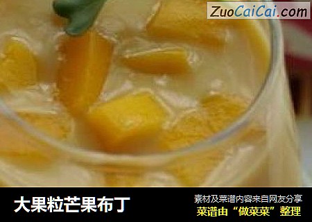 大果粒芒果布丁