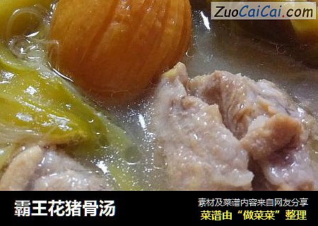 霸王花猪骨汤