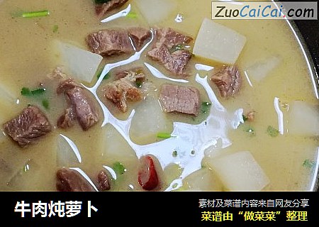 牛肉炖萝卜