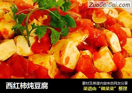 西红柿炖豆腐
