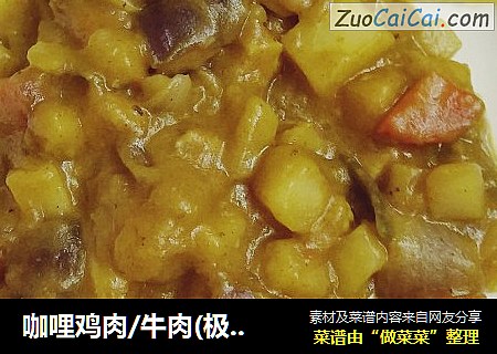 咖哩鸡肉/牛肉(极简版)