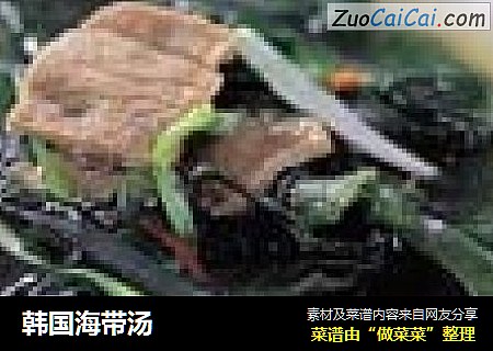韩国海带汤